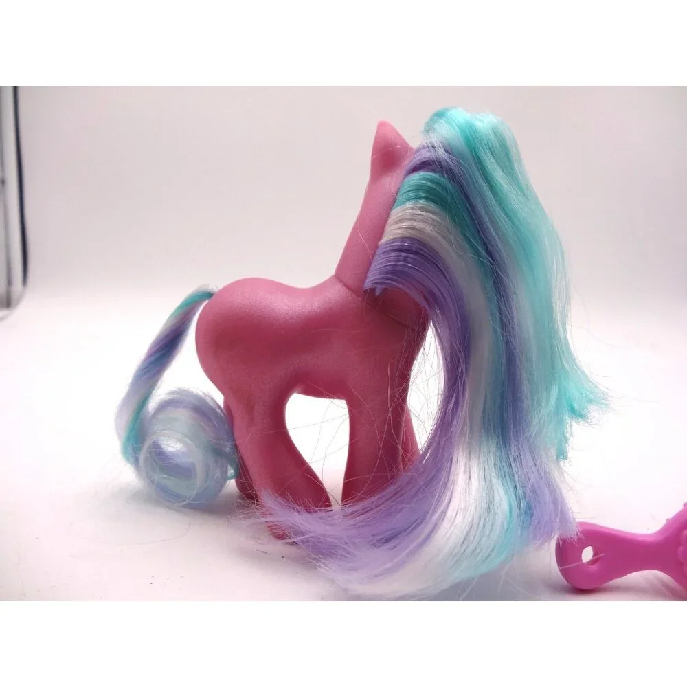 MLP My‎ Little Pony G3 TOOLA-ROOLA- Spirals And Hearts Toy and Brush 2002